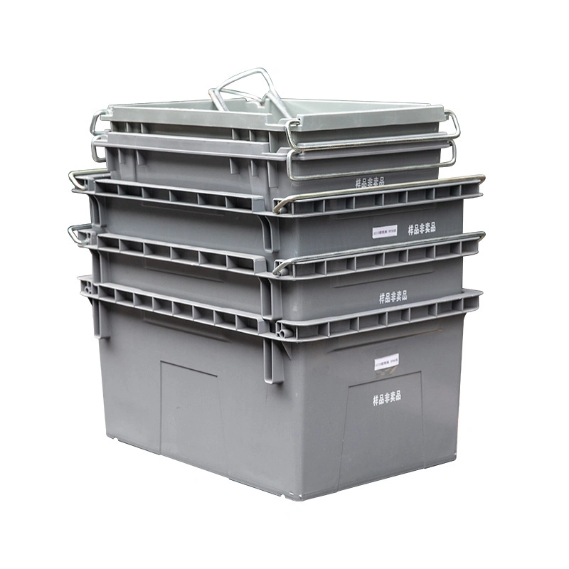 Industrial Injection Moulding Supermarket Storage Box Stackable Plastic Turnover Box