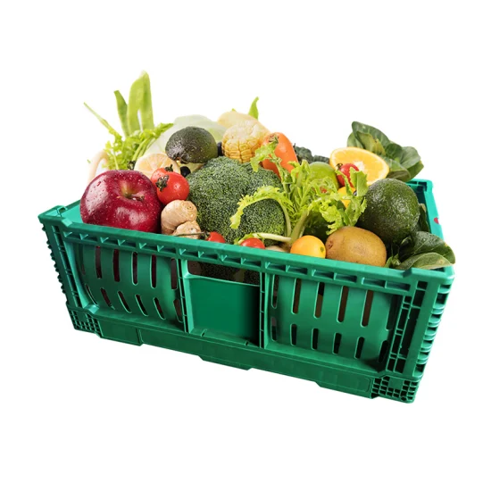 Food Glass Heavy Duty Turnover Mesh Basket Plastic Crates Box Price for Sale for Storage
